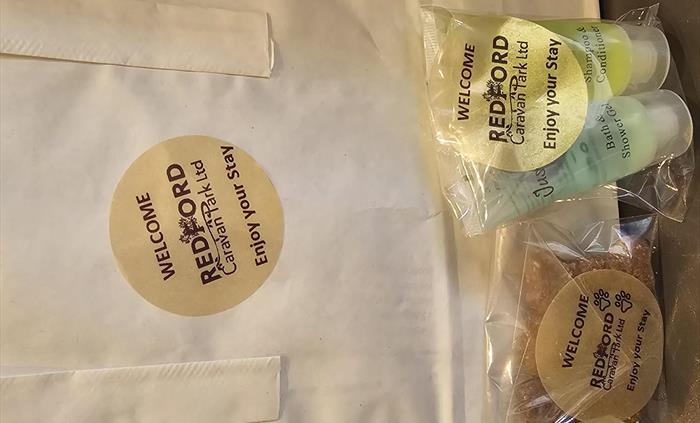 When booking a touring, motor home or tent pitch you will receive a welcome pack on arrival.